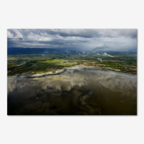 Haiti Flooding 2 - oversvømmet landskab. Foto Klaus Bo.